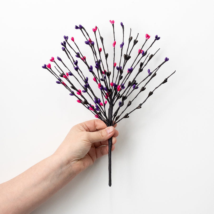13" Pips & Twigs Pick: Purple, Pink & Black