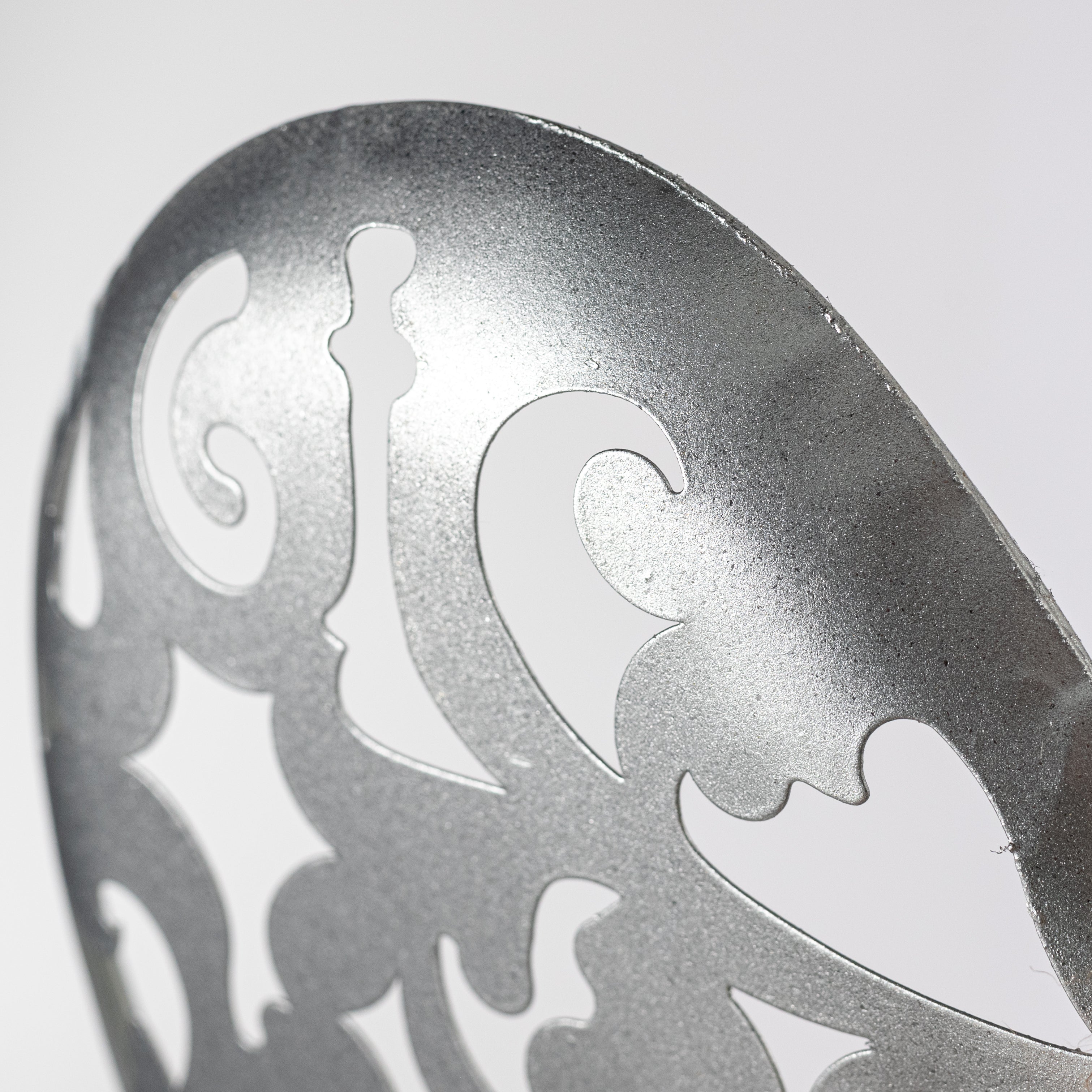 19.5" X 16.5" Angel Wing Decor: Silver