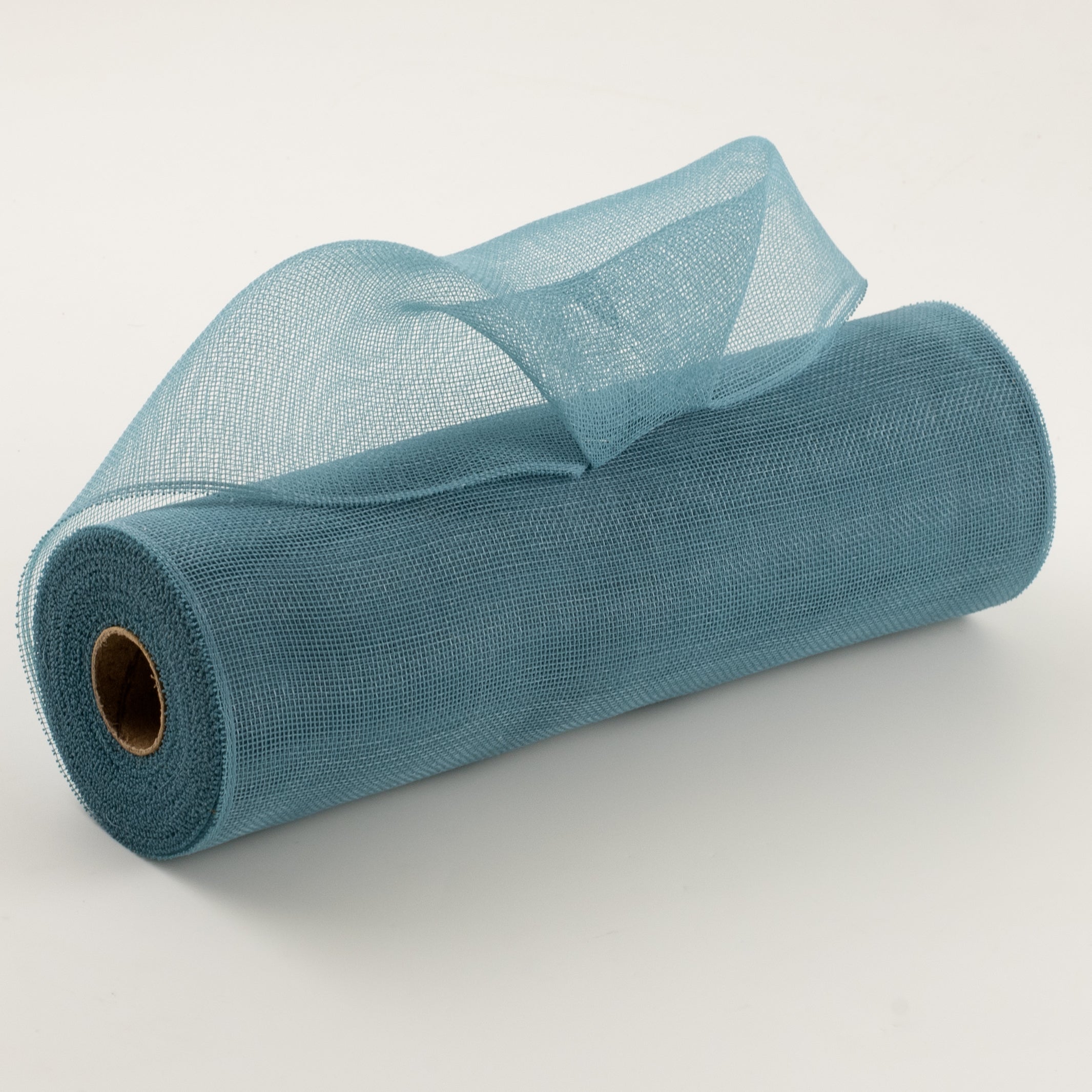 10" Fine Weave Deco Mesh: Smoke Blue