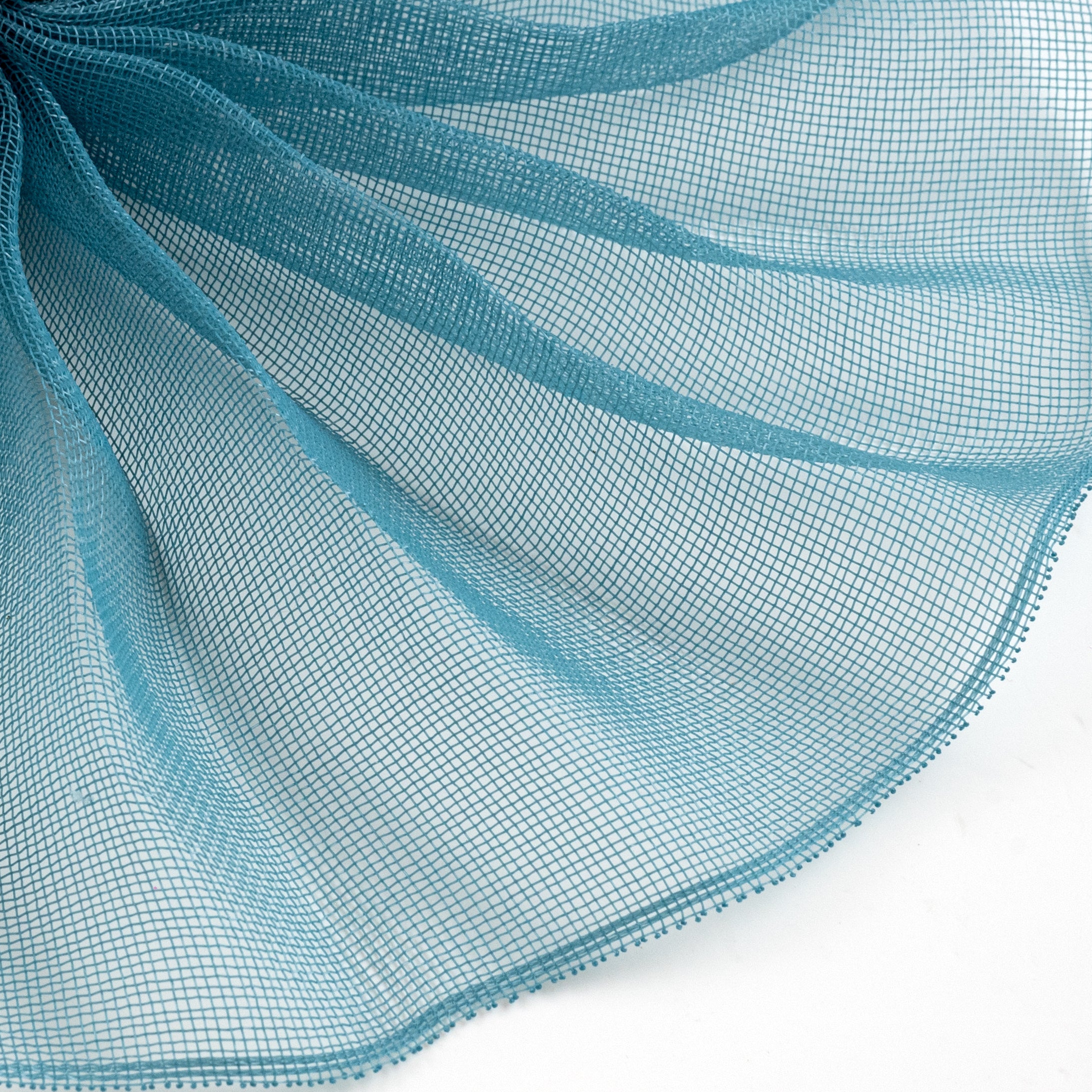 10" Fine Weave Deco Mesh: Smoke Blue