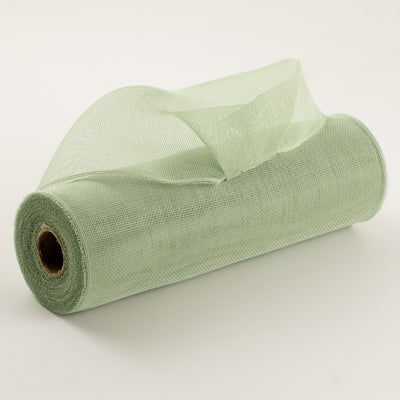 10" Fine Weave Deco Mesh: Sage Green
