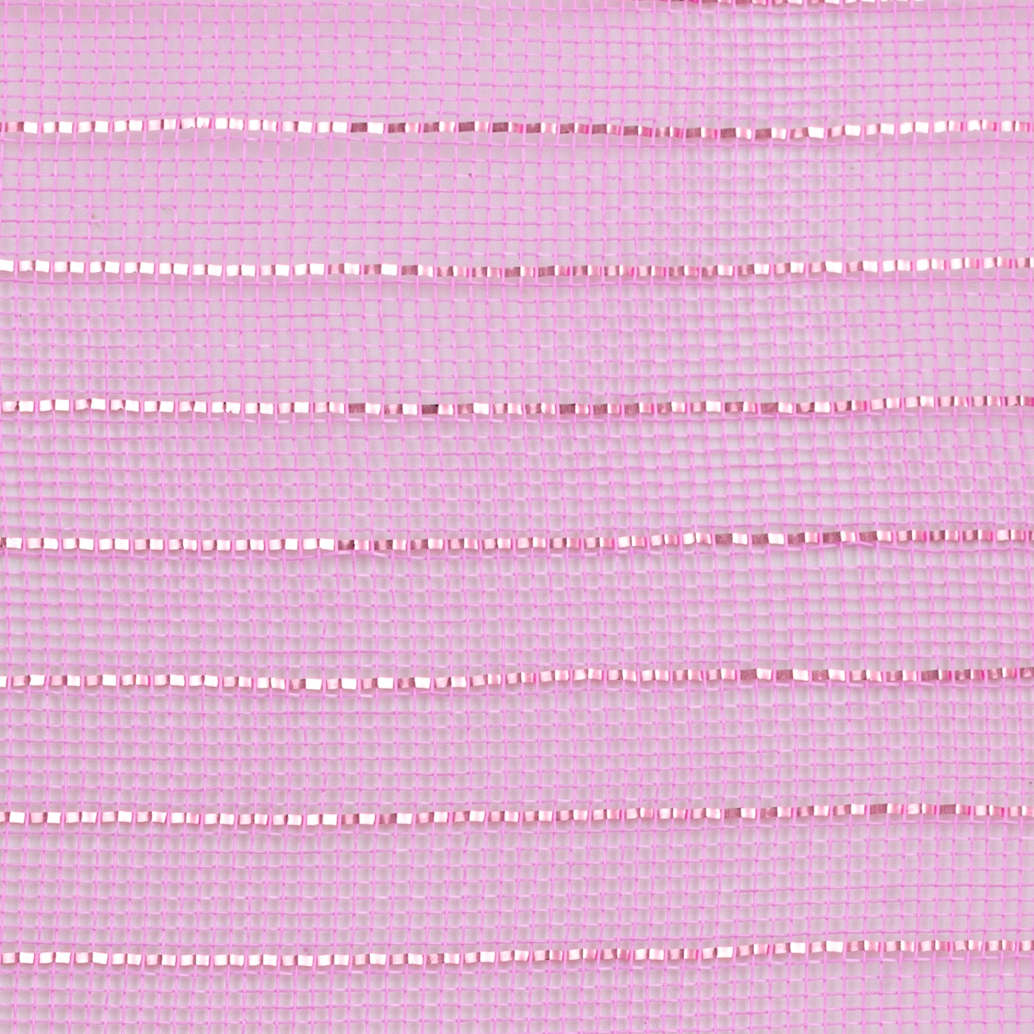10" Metallic Fine Weave Deco Mesh: Pink