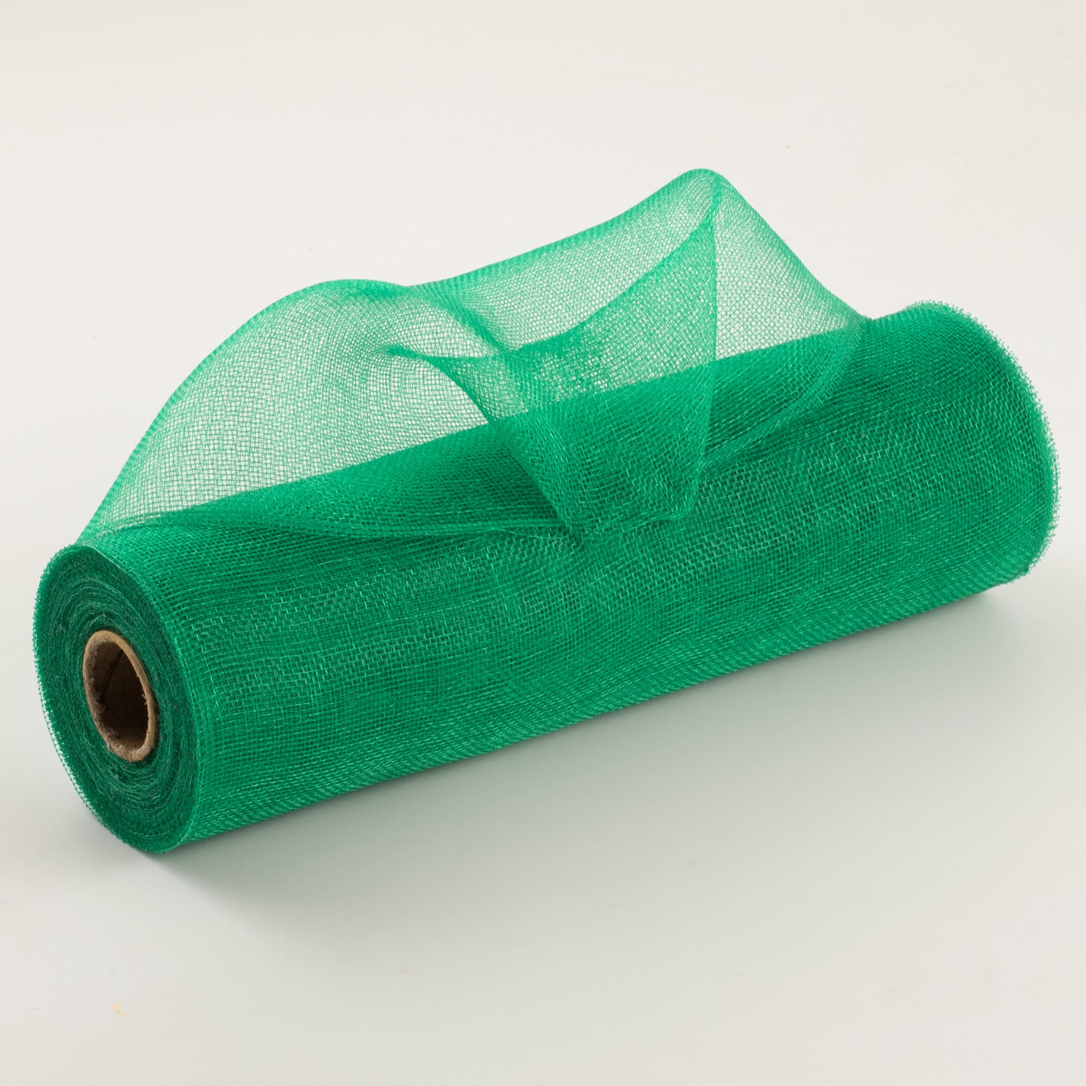 10" Fine Weave Deco Mesh: Emerald Green