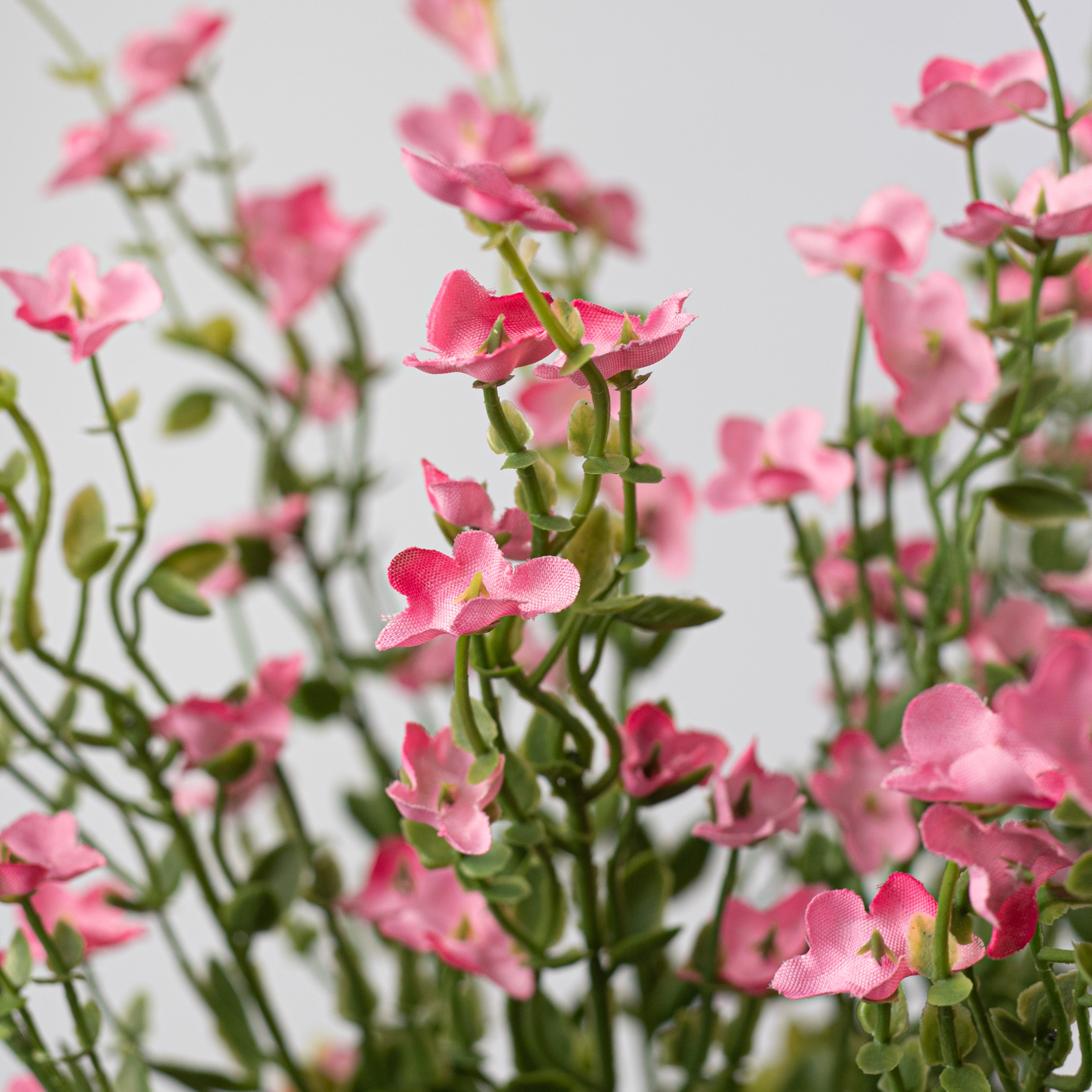 17" Artificial Forget-Me-Not Bush: Pink