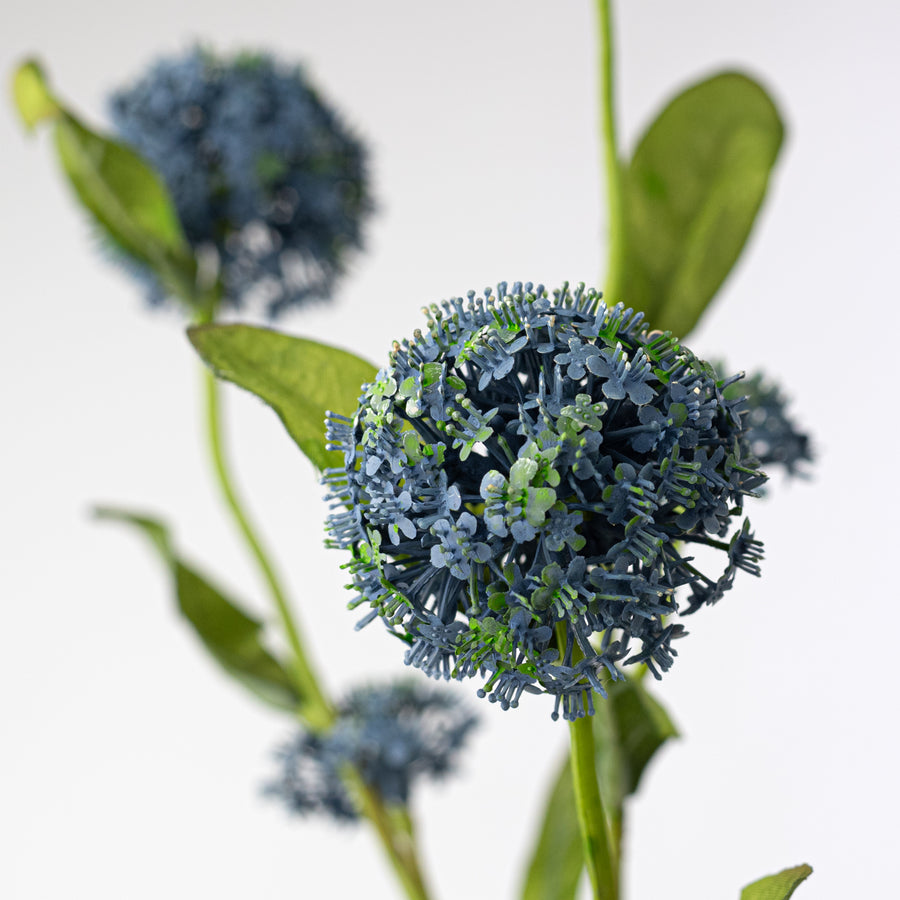 26" Snowball Viburnum Spray: Blue