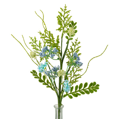 18" Flowering Sedum Filler Pick: Blue
