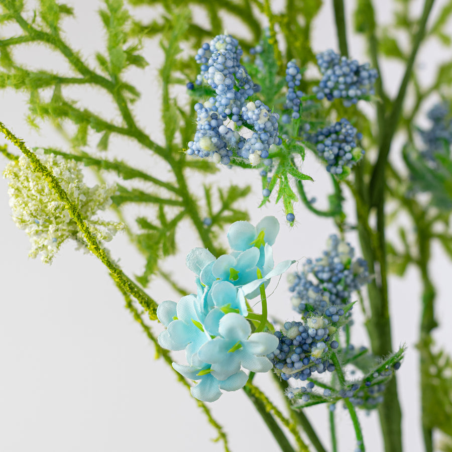 18" Flowering Sedum Filler Pick: Blue