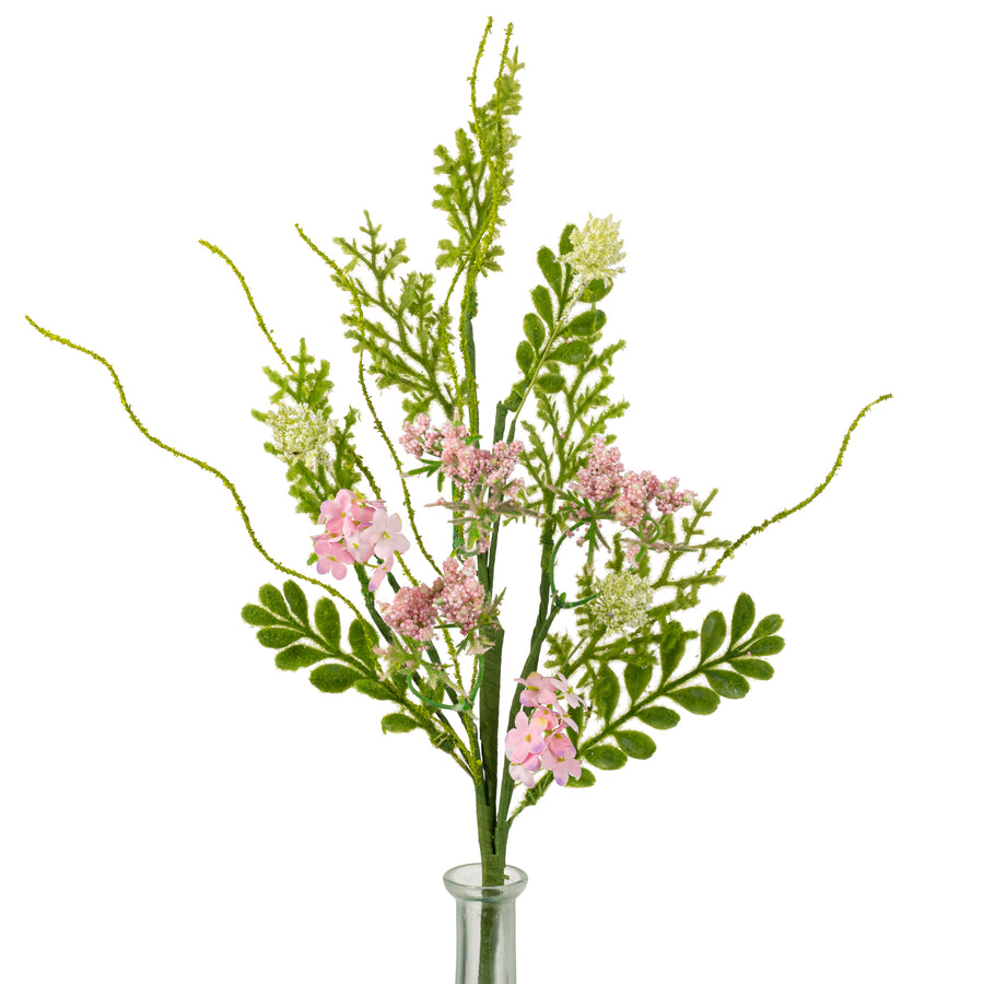 18" Flowering Sedum Filler Pick: Pink