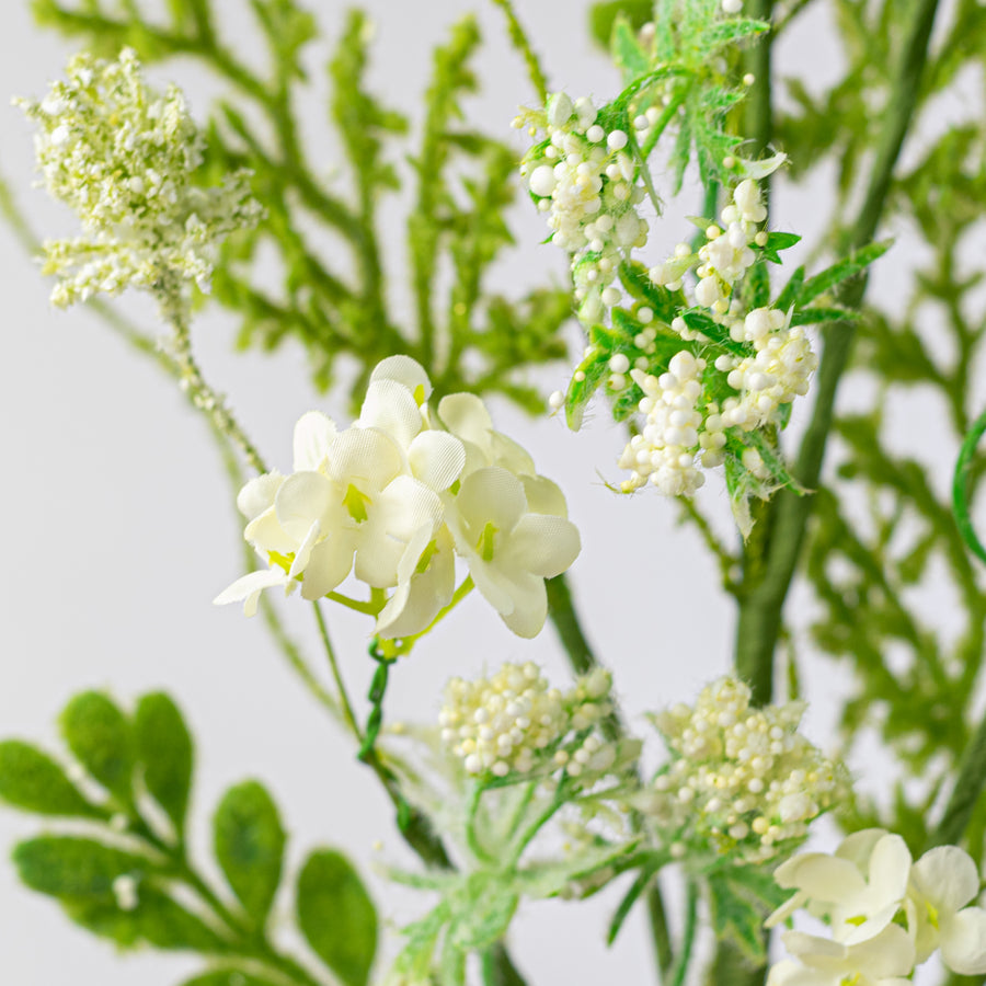 18" Flowering Sedum Filler Pick: Cream