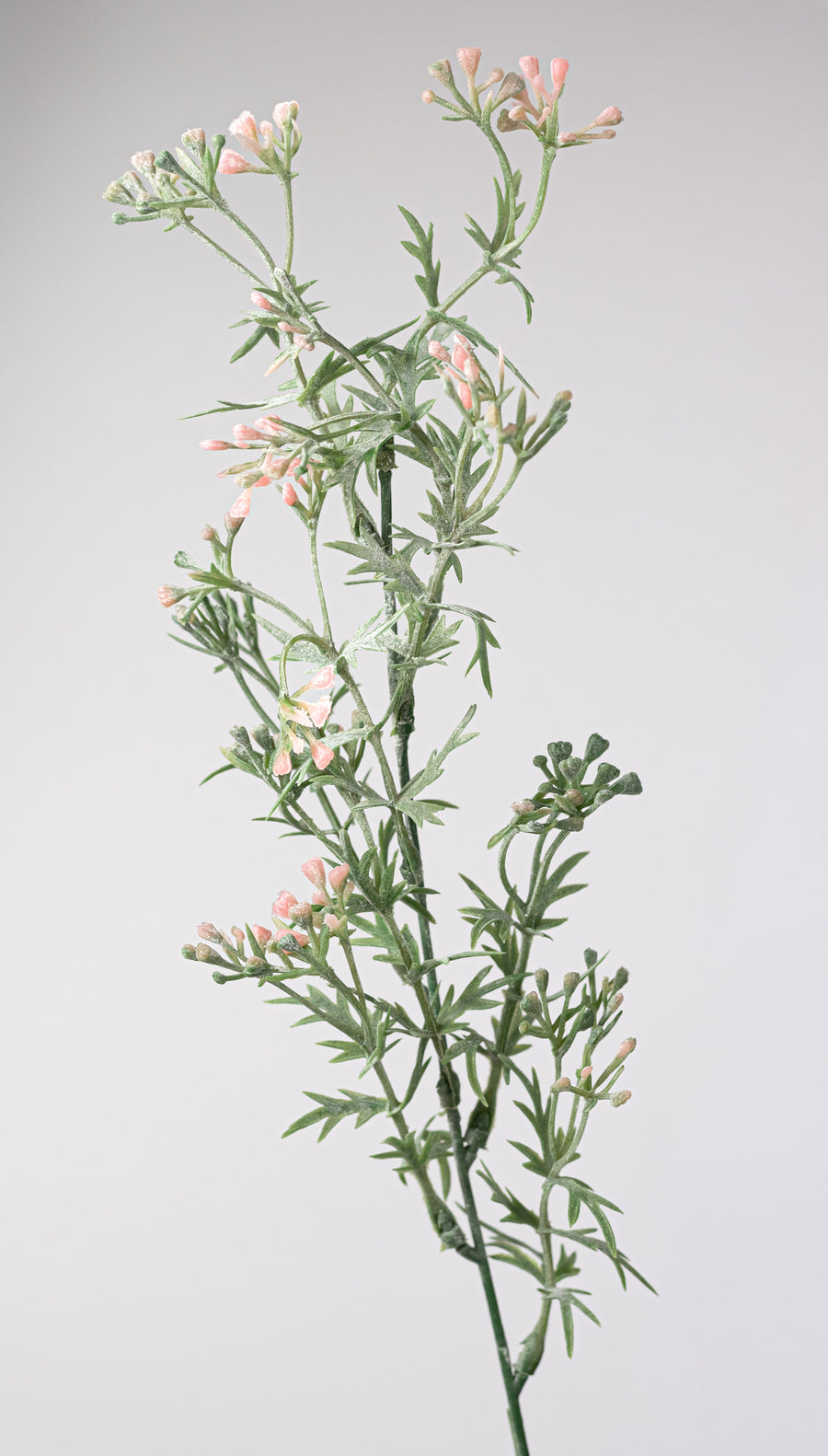20" Plastic Wildflower Filler Bush: Pale Pink