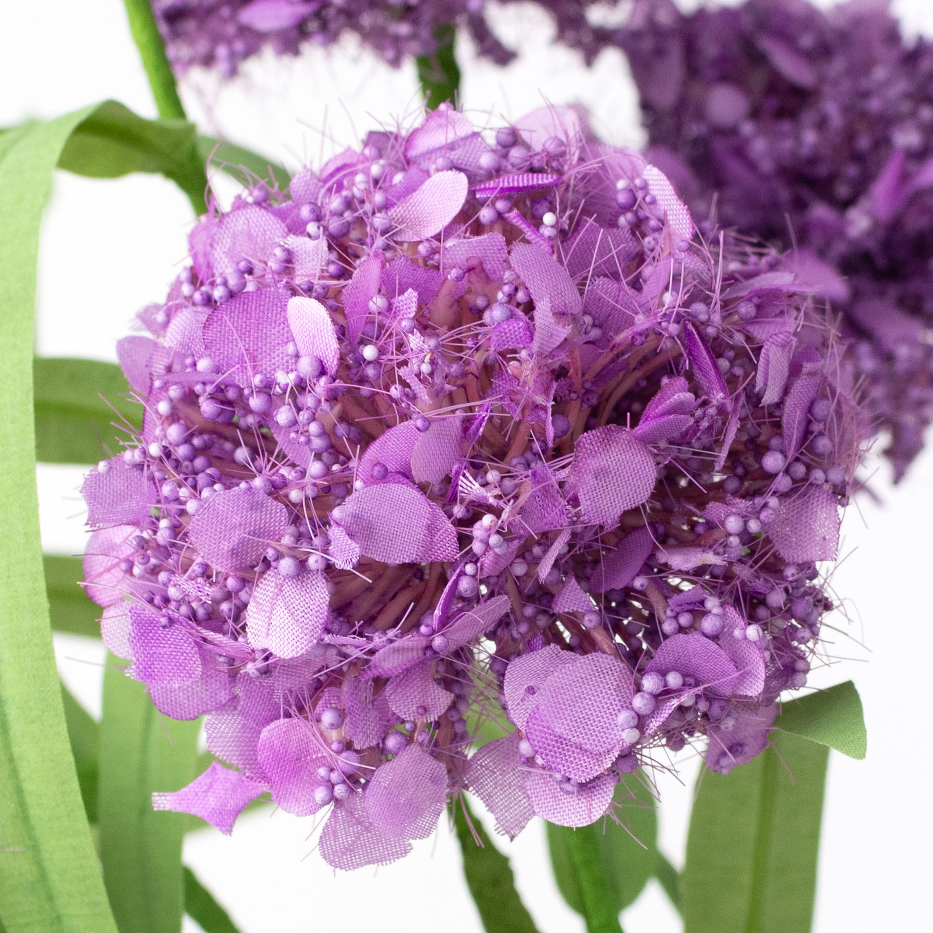 19" Viburnum Snowball Spray: Lavender Purple