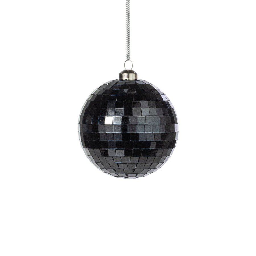 Ornament - Black - Disco Ball Ornament - Black - Disco Ball