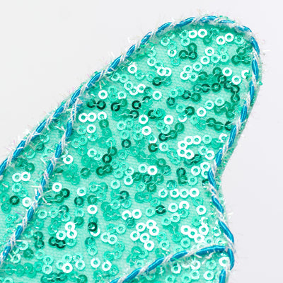 8" x 10" Sequin Butterfly Pick: Iridescent Turquoise