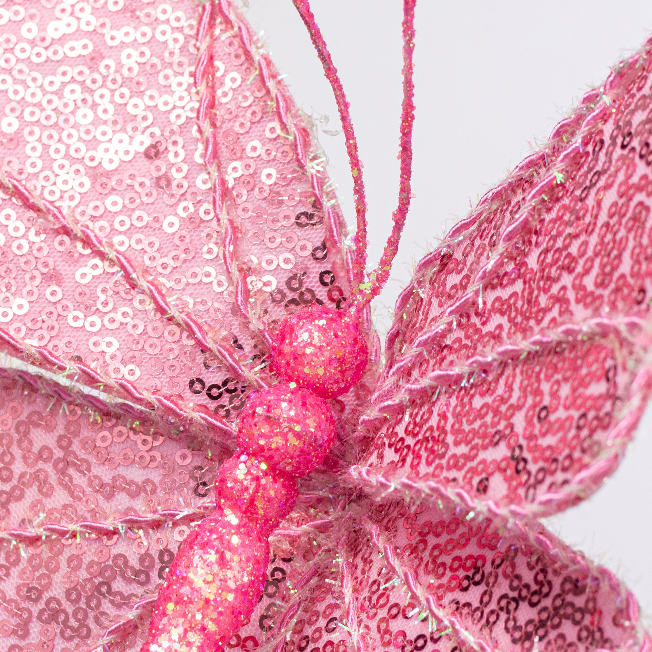 8" x 10" Sequin Butterfly Pick: Iridescent Pink