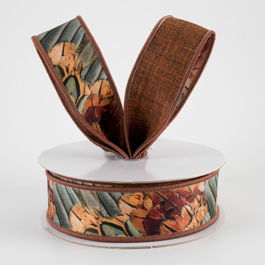 1.5" Double Sided Fused Pheasant Feathers Ribbon (10 Yards)