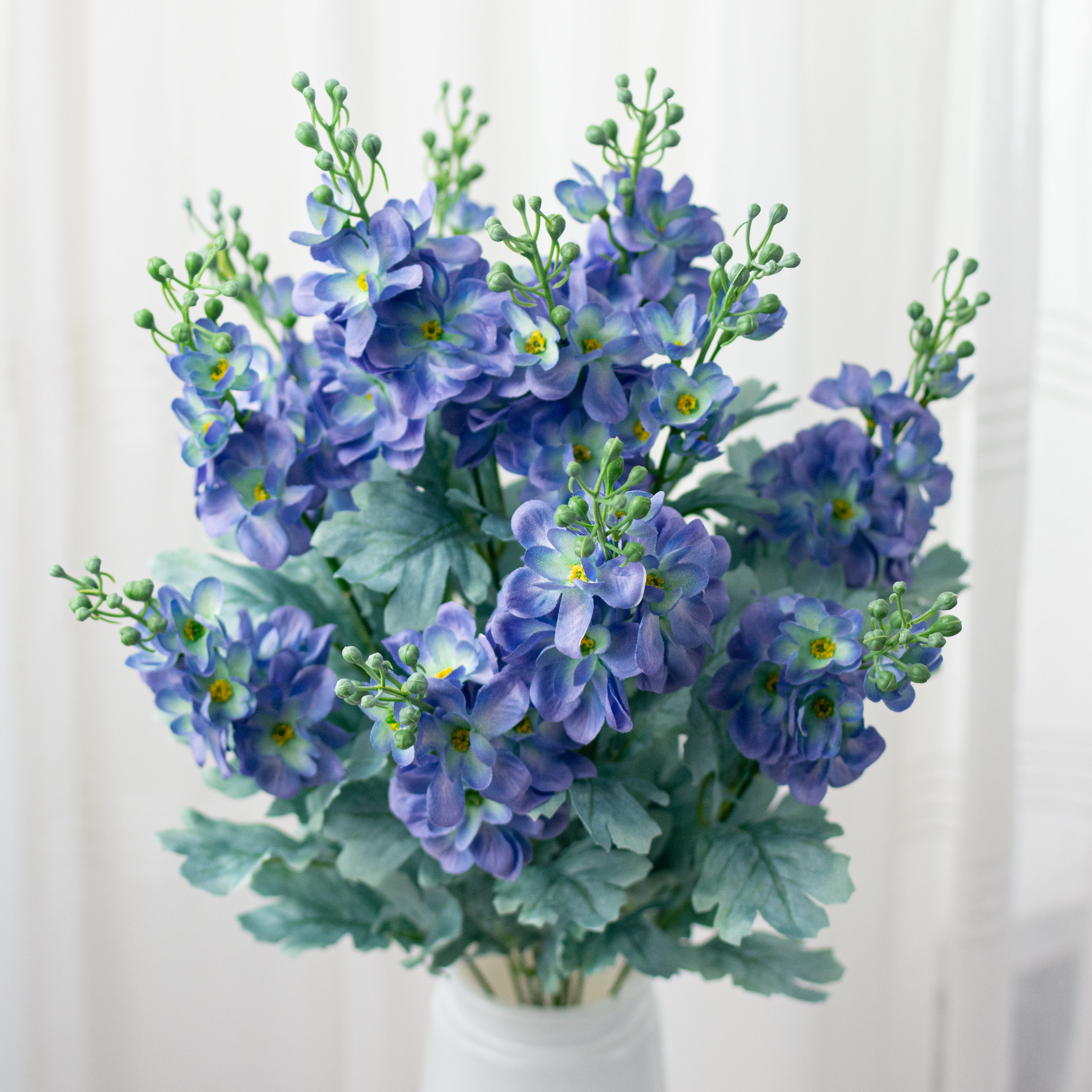 24" Delphinium Bush: Blue (12 Stem)