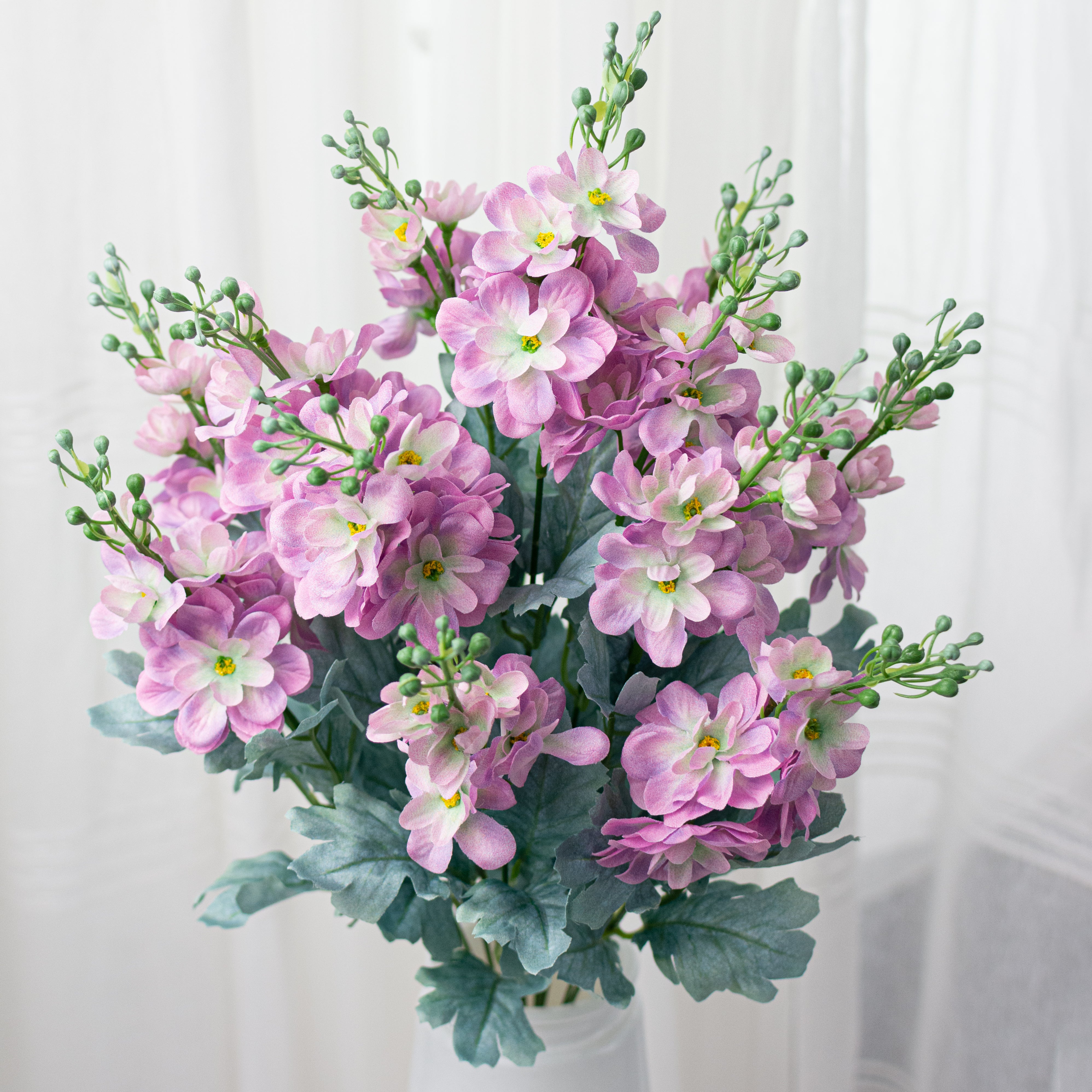 24" Delphinium Bush: Lilac Purple (12 Stem)