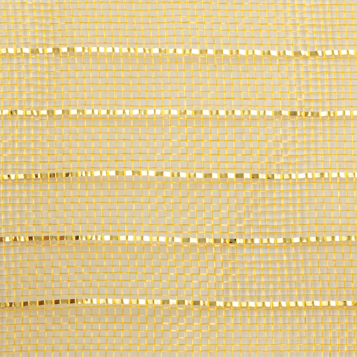 10" Metallic Fine Weave Deco Mesh: Gold
