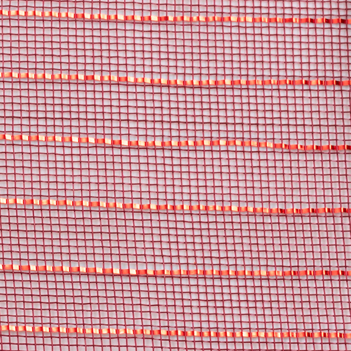 10" Metallic Fine Weave Deco Mesh: Burgundy & Red