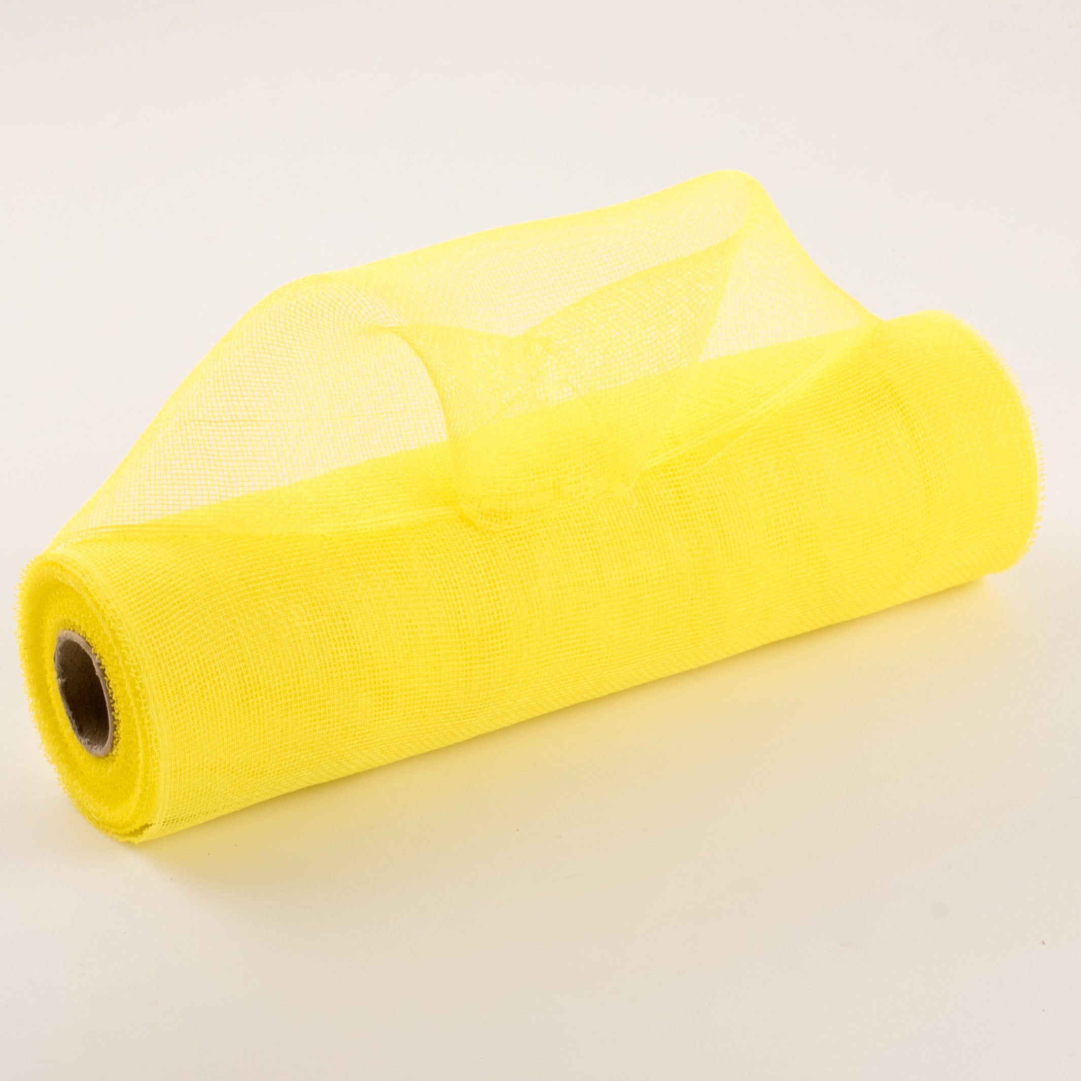 10" Fine Weave Deco Mesh: Yellow