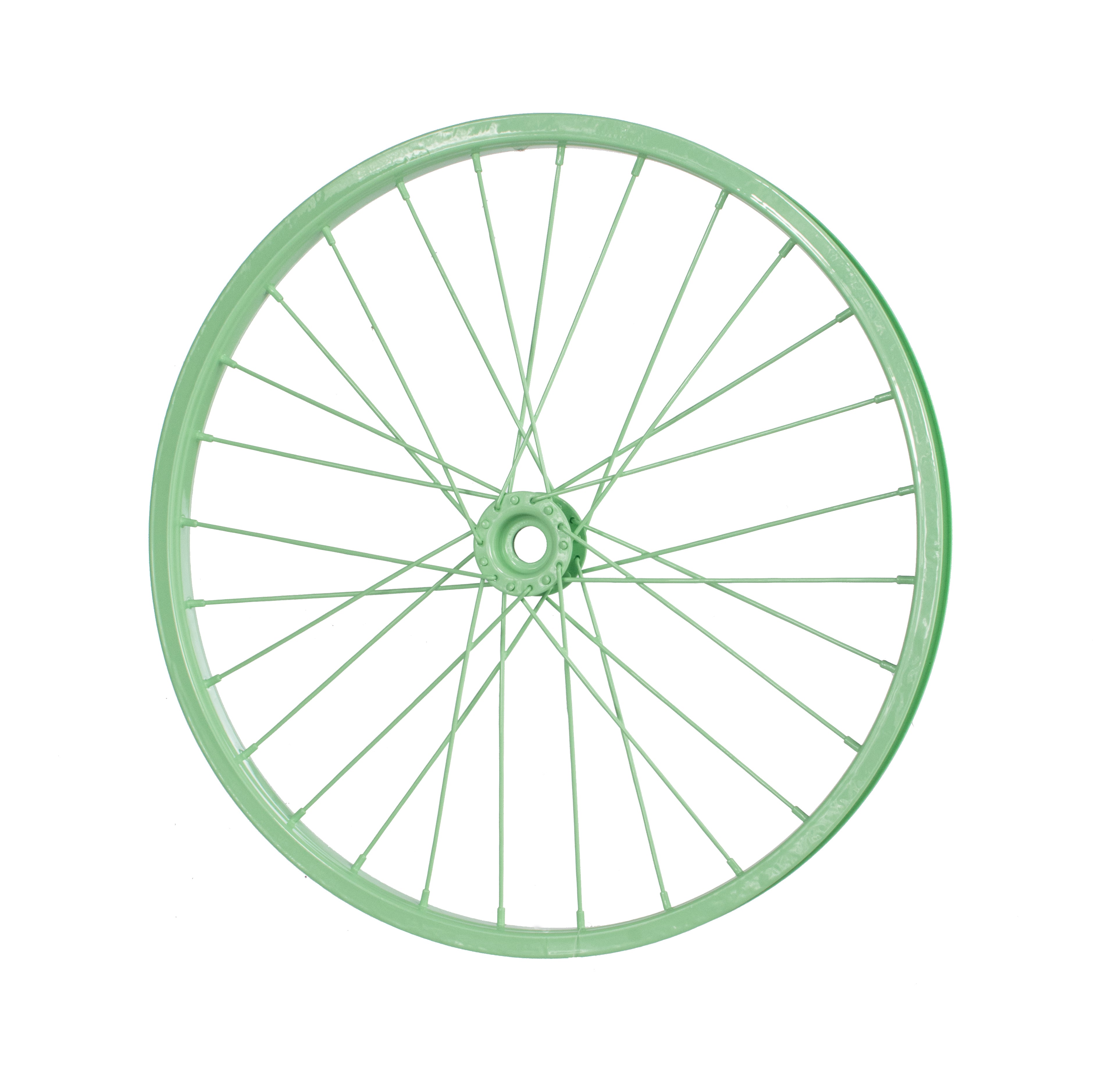 16" Decorative Bicycle Rim: Mint Green