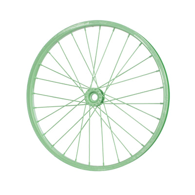 16" Decorative Bicycle Rim: Mint Green