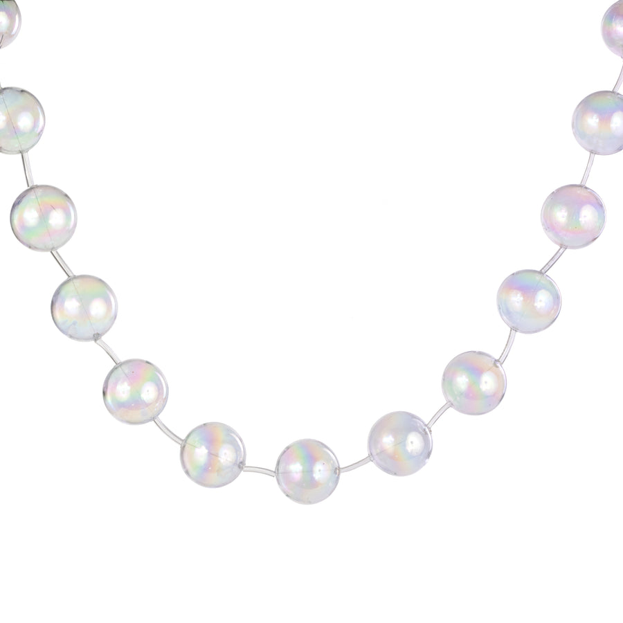 6' Ornament Strand Garland: Iridescent Clear Bubbles