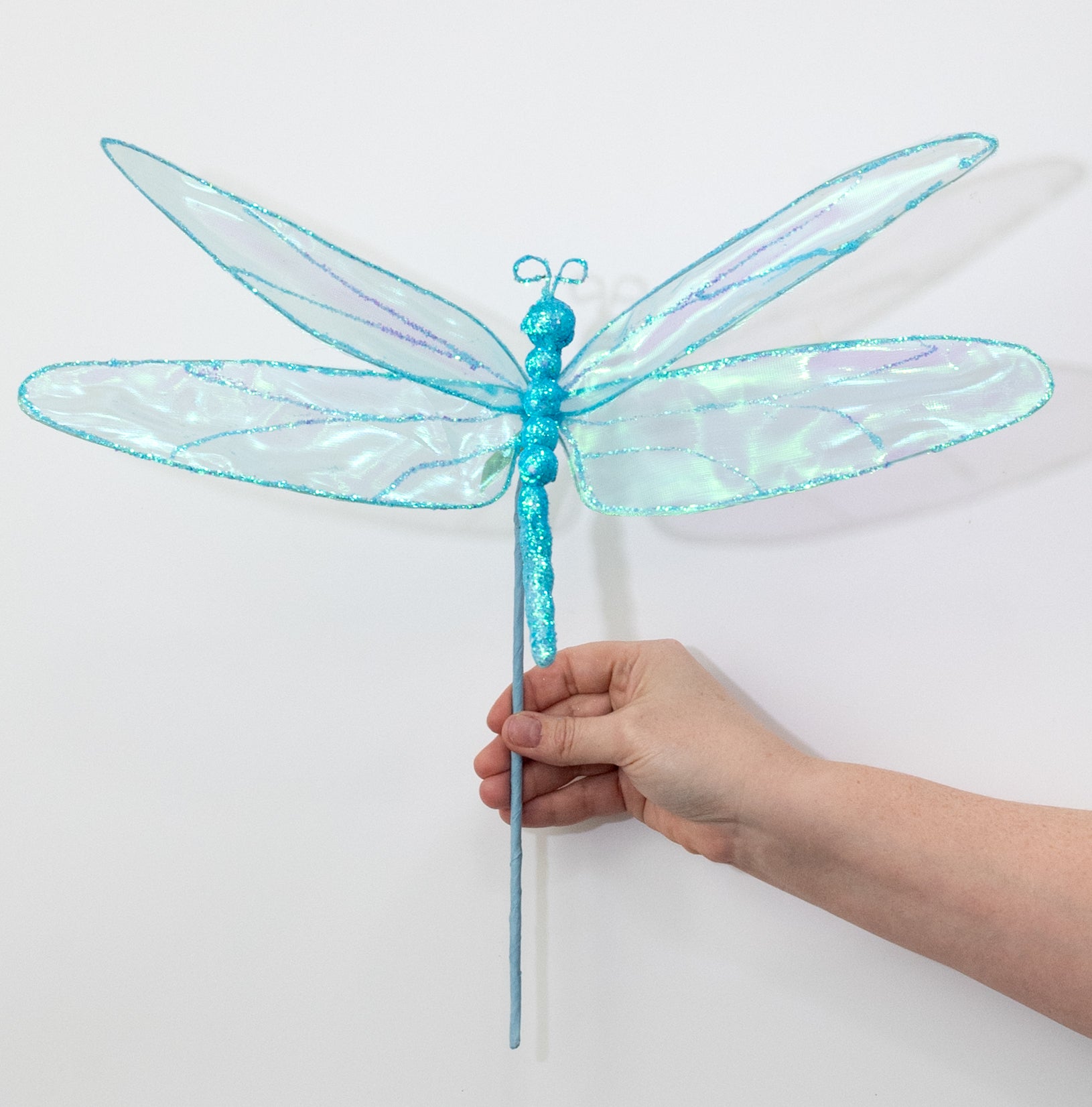 16" Dragonfly Pick: Iridescent Blue