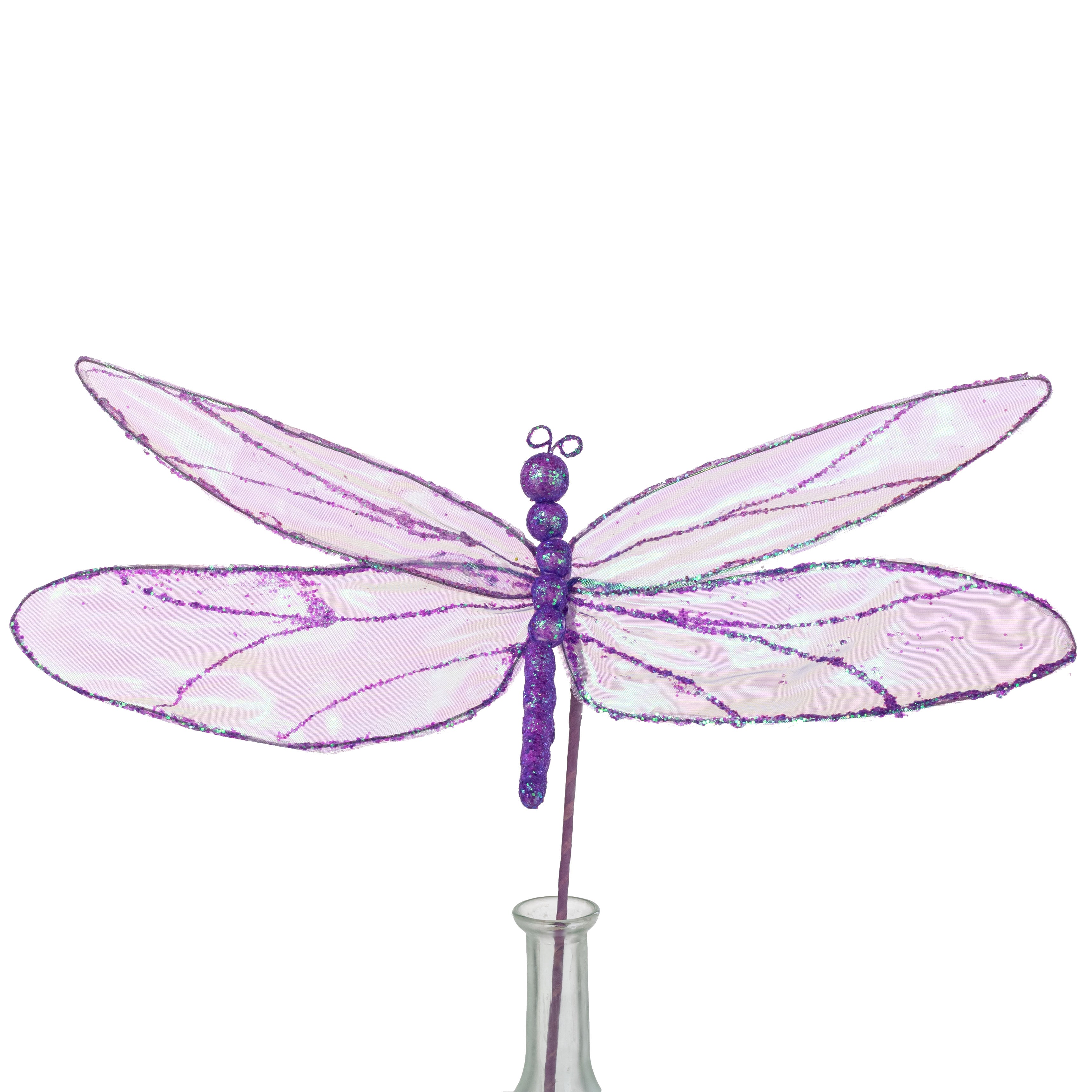 16" Dragonfly Pick: Iridescent Purple
