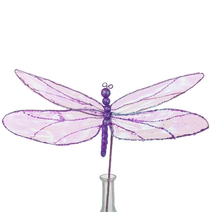 16" Dragonfly Pick: Iridescent Purple