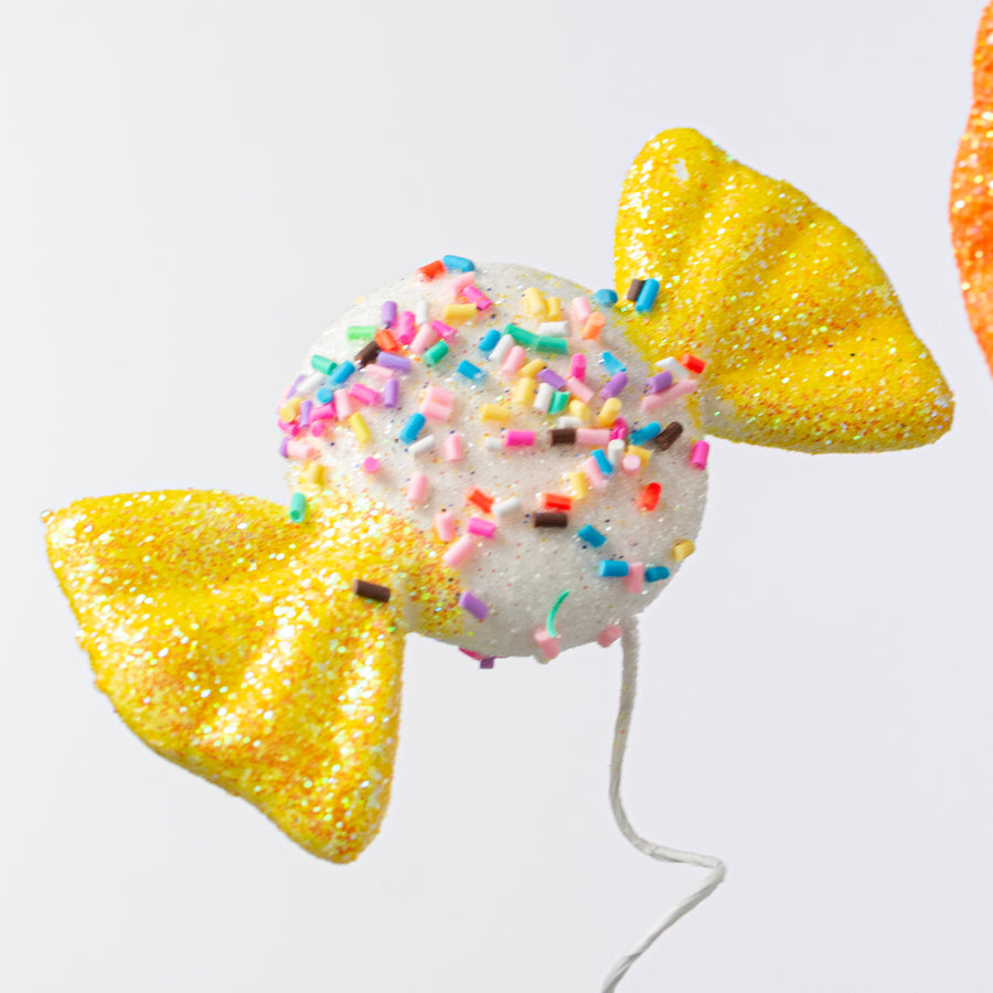 29" Wrapped Candy with Sprinkles Spray: Multicolor