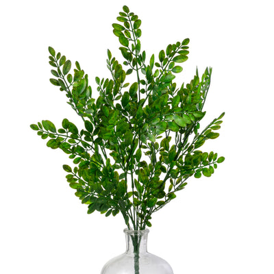 21" Plastic Hemlock Bush