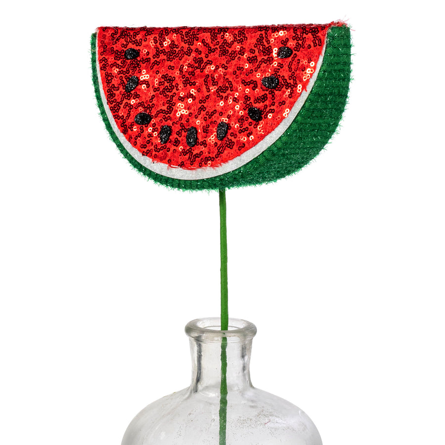 8" x 18" Shimmering Sequin Watermelon Pick
