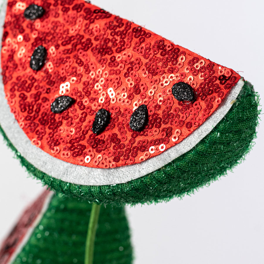 24" Shimmering Sequin Watermelons Spray