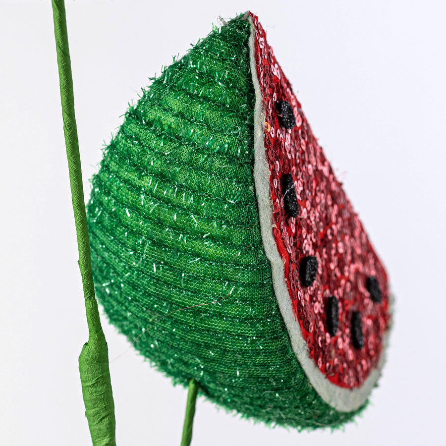 24" Shimmering Sequin Watermelons Spray