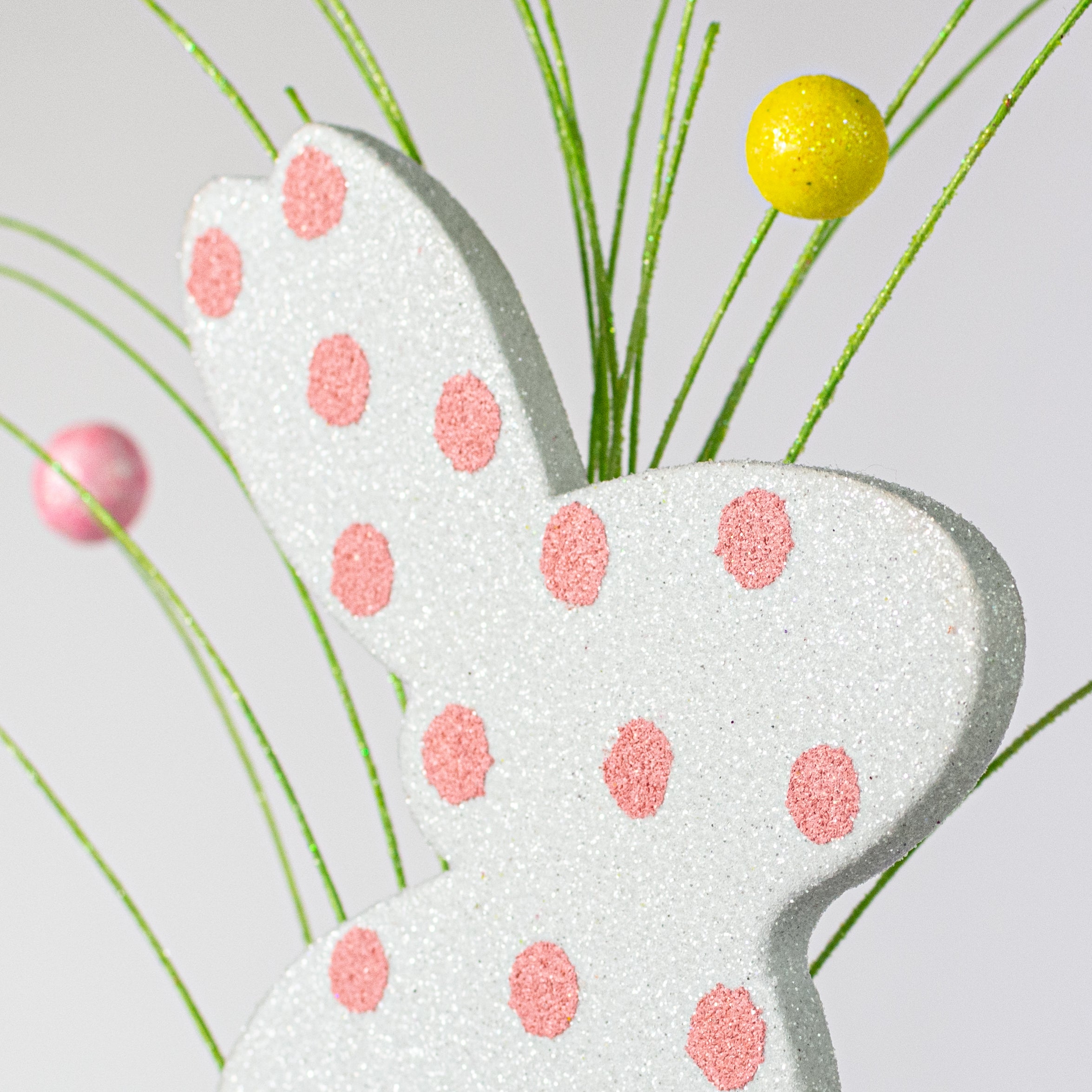 22" Glitter Polkadot Bunny Spray