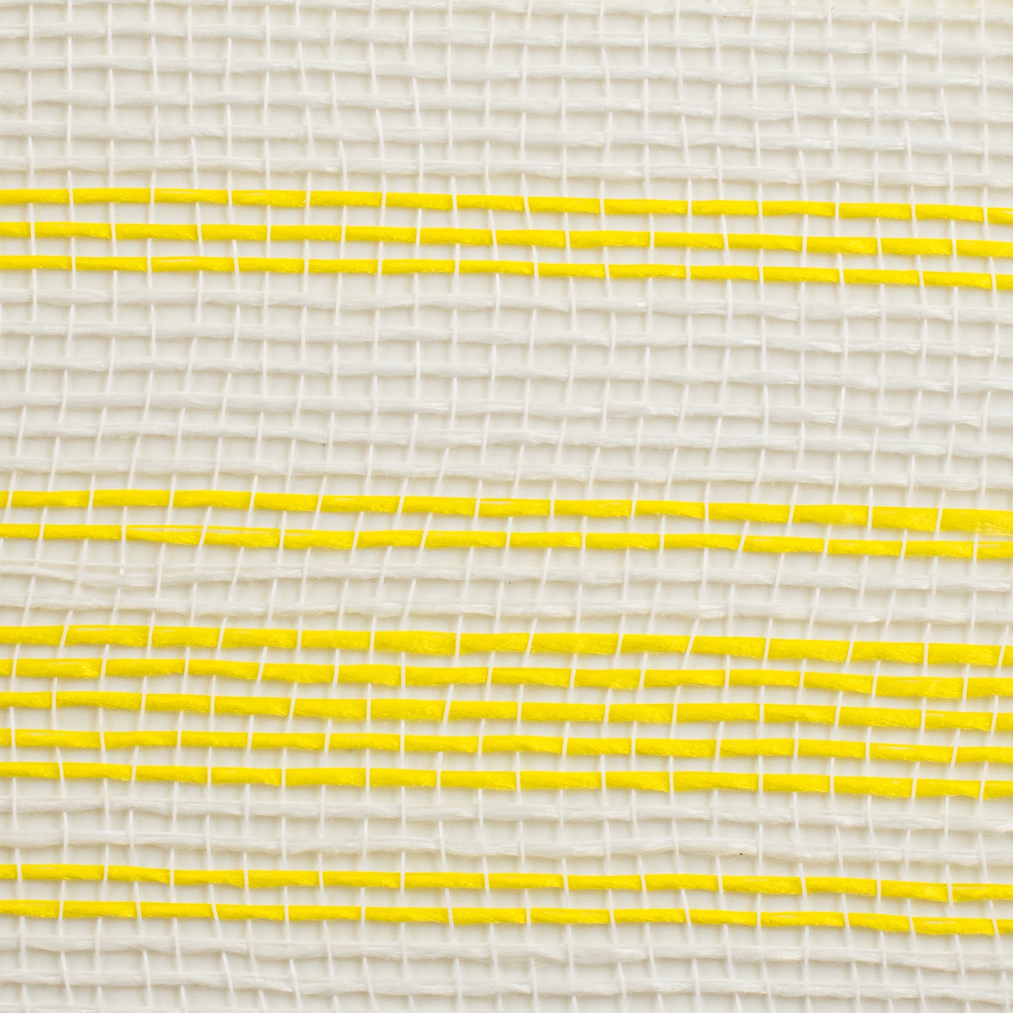 10" Fabric Ticking Mesh: Yellow & White