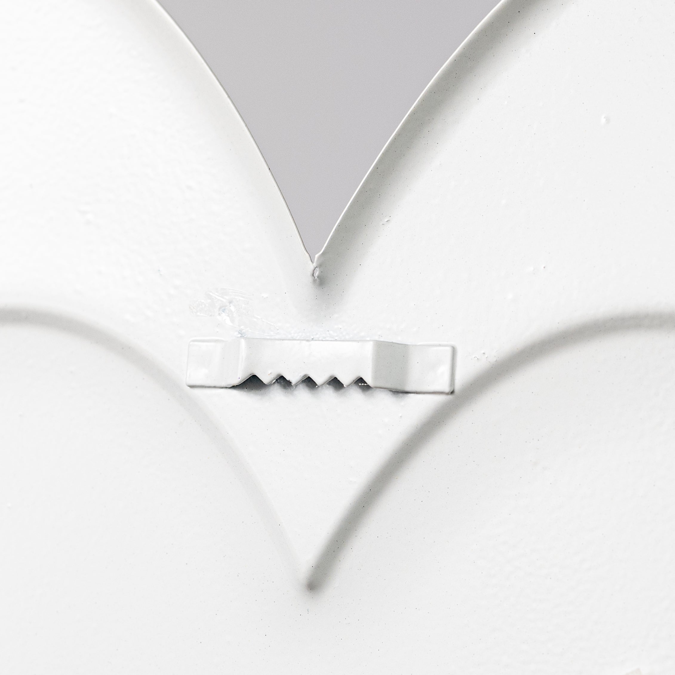 12" Metal Embossed Hanger: Pink & Gold Plaid Heart