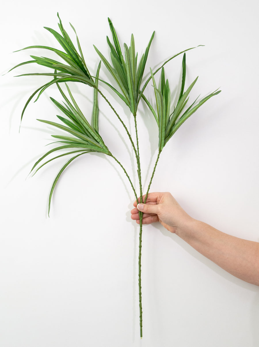 32" Orchid Grass Spray: Green