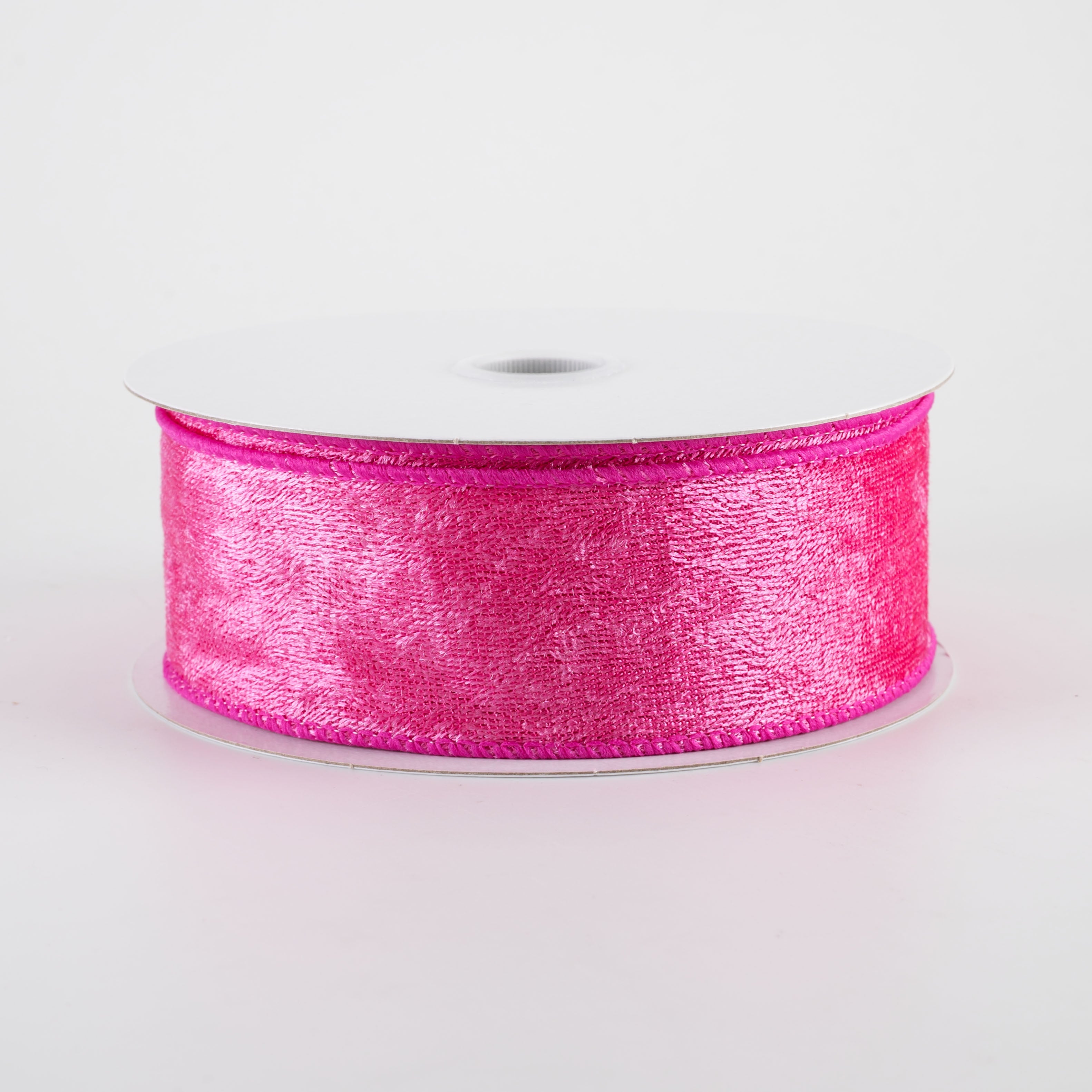 1.5" Lush Velvet Ribbon: Fuchsia Hot Pink (10 Yards)