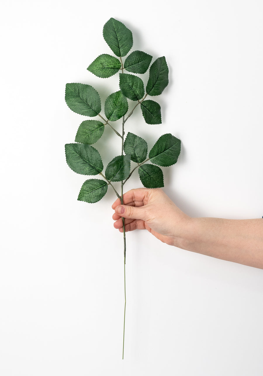 14" Rose Leaves Picks (Pack of 12)