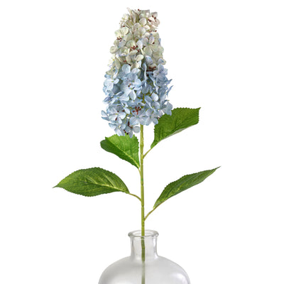 32" Cone Hydrangea Stem: Light Blue