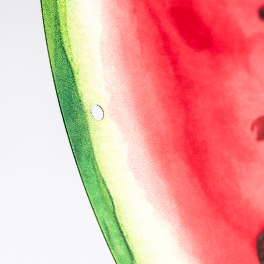 12" Round Metal Sign: Sweet Summertime Watermelon