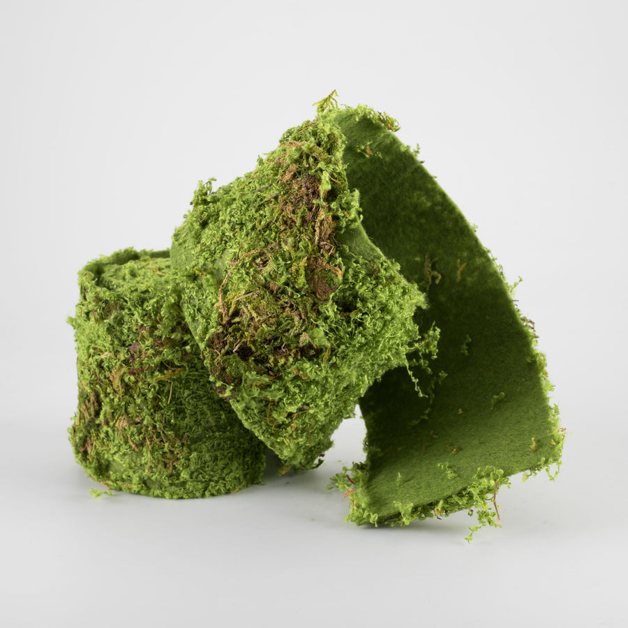 2.5" Felt Backed Moss Ribbon (59 inches)