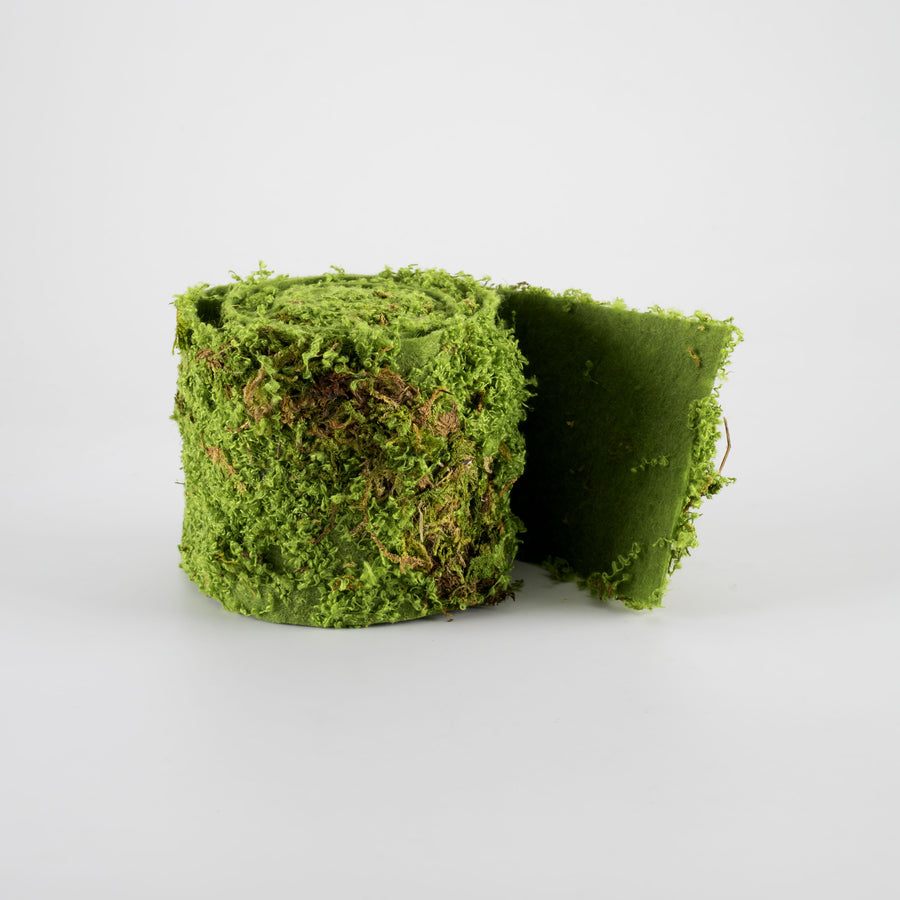 2.5" Felt Backed Moss Ribbon (59 inches)