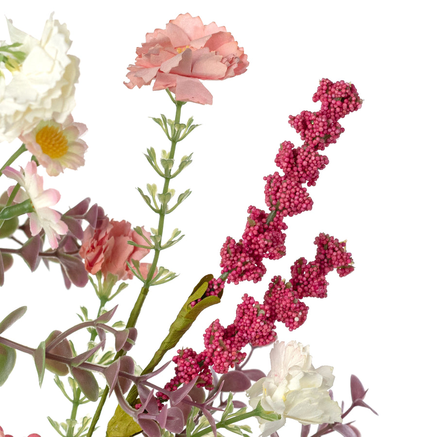 24" Mixed Wildflower Spray: Pink Multicolor