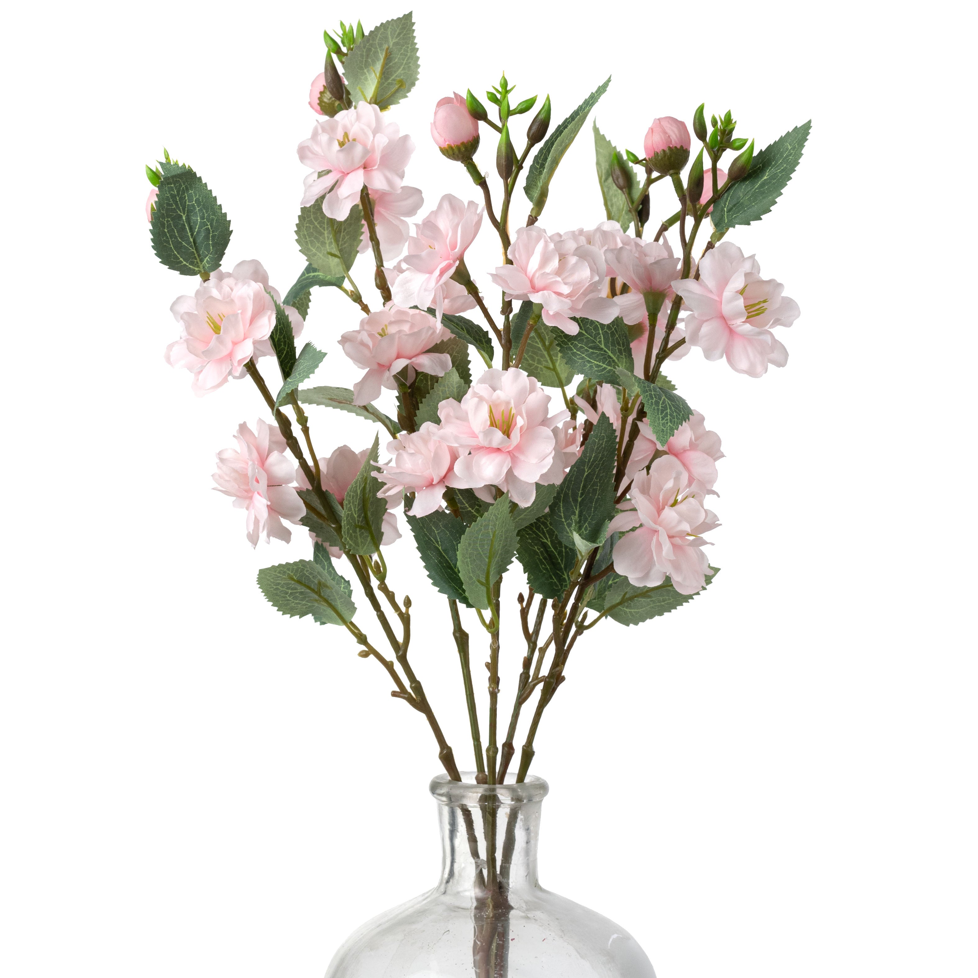 16" Peach Blossom Bush: Pink
