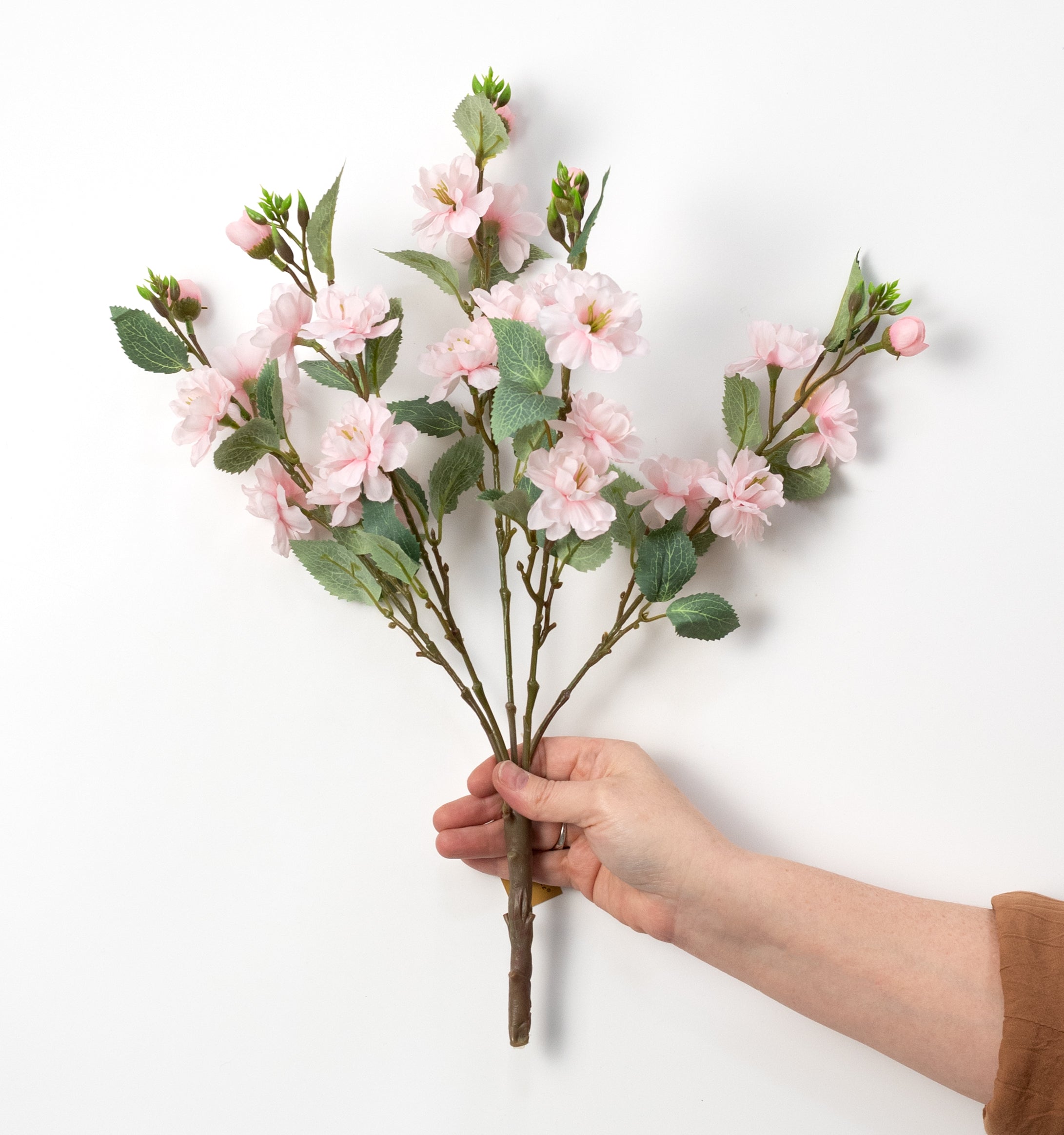 16" Peach Blossom Bush: Pink