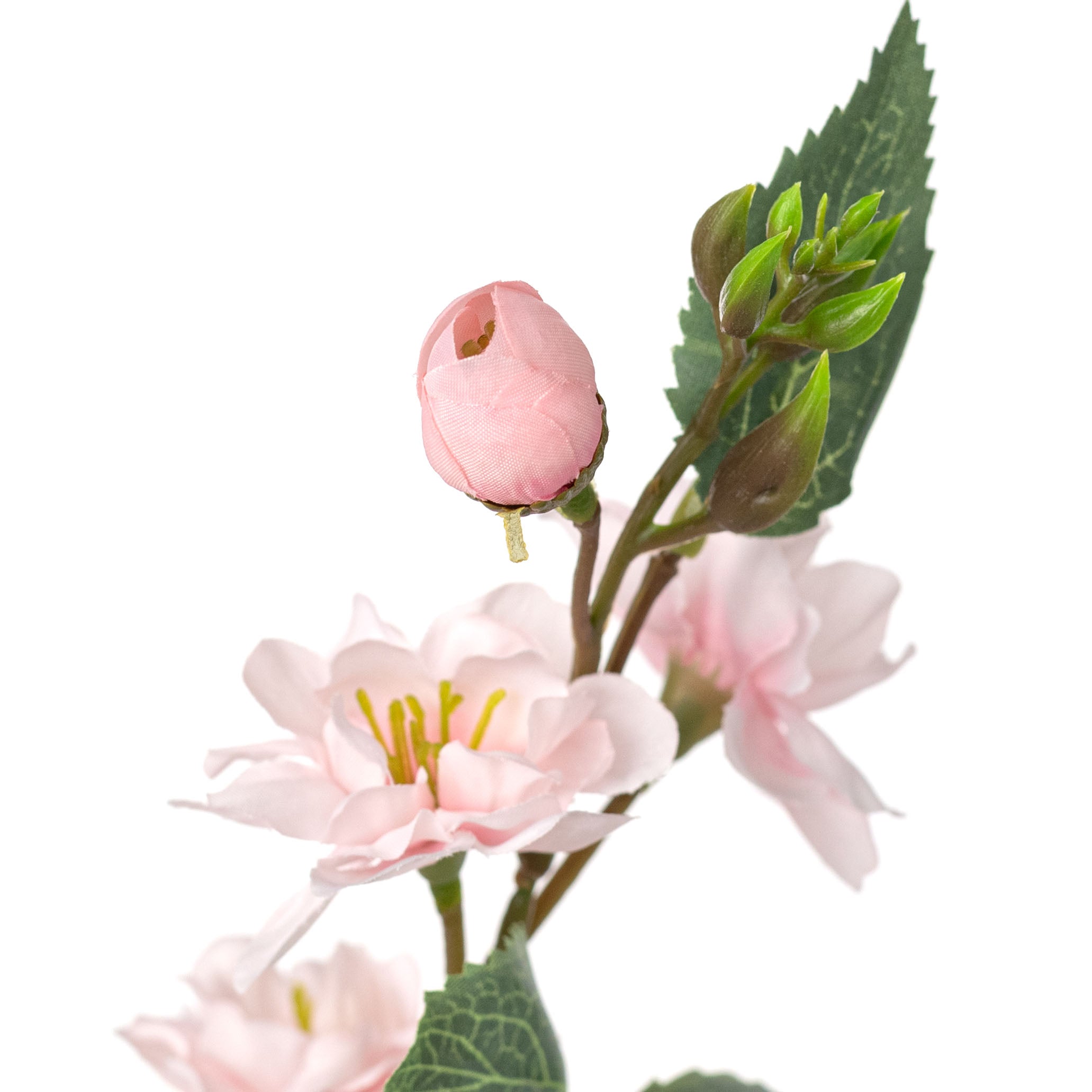 16" Peach Blossom Bush: Pink