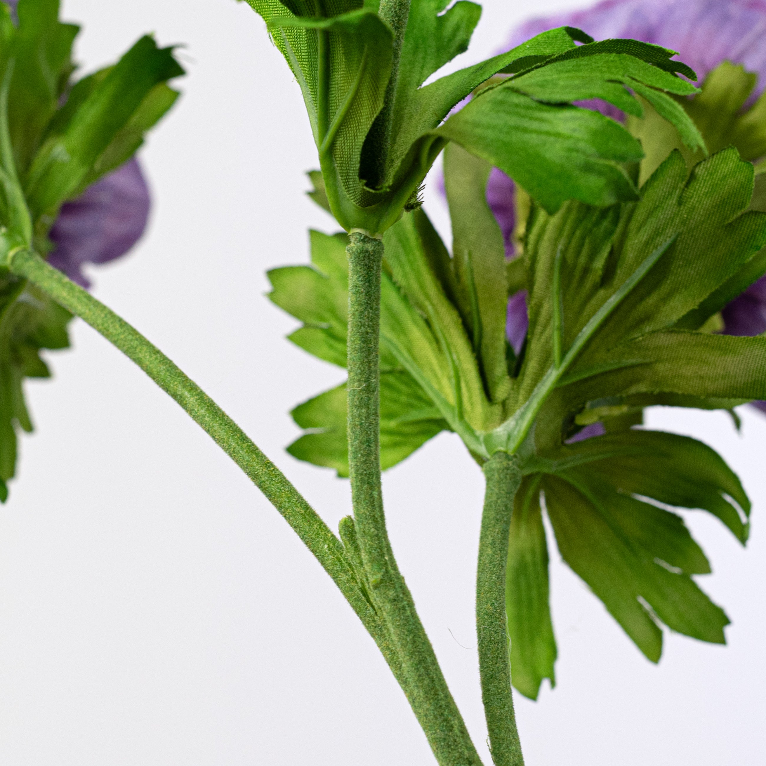 22" Anemone Flower Spray: Purple